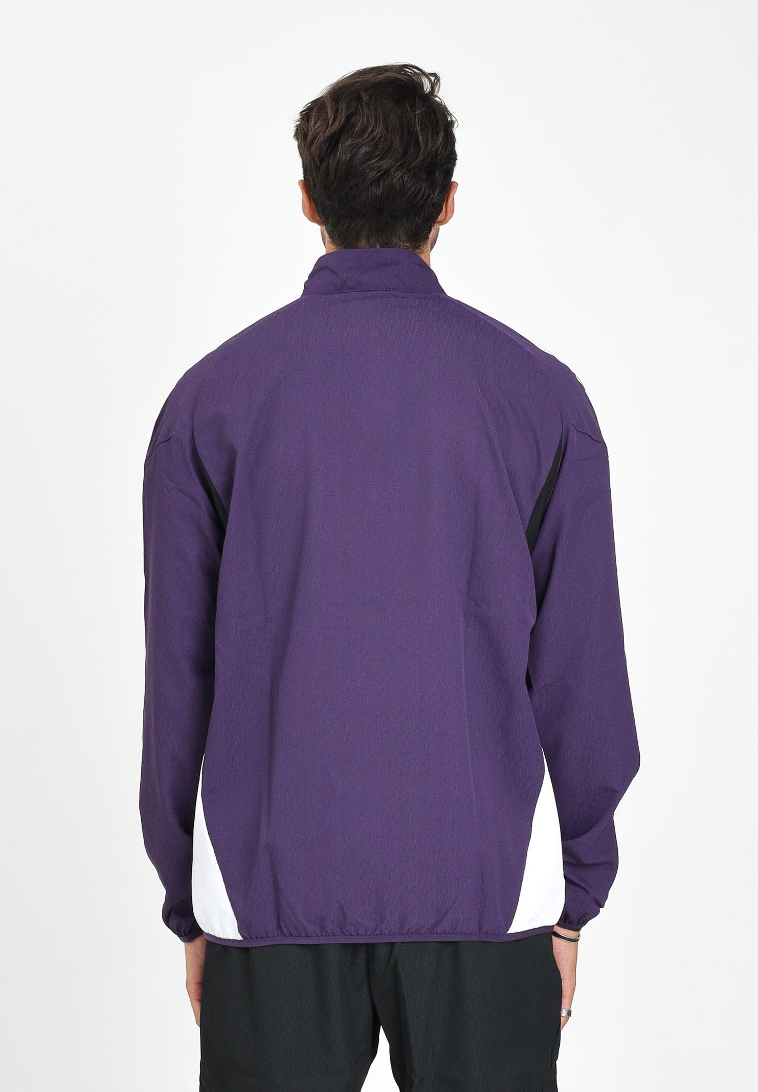 ADIDAS PERFORMANCE Felpa con zip Manchester United Tiro 25 Competition viola da uomo JP3107 . ADIDAS PERFORMANCE 
