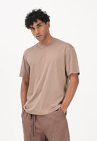 I'M BRIAN T-shirt a manica corta marrone da uomo TS3742 TA I'M BRIAN 