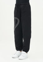 DIESEL Pantalone sportivo nero per donna, ragazzi e bambini con maxi logo Oval D J022720GYCJ K900 DIESEL 