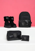 BLAUER Zaino nero da donna con logo e imbottitura F5WAVE04PAD BLK BLAUER 