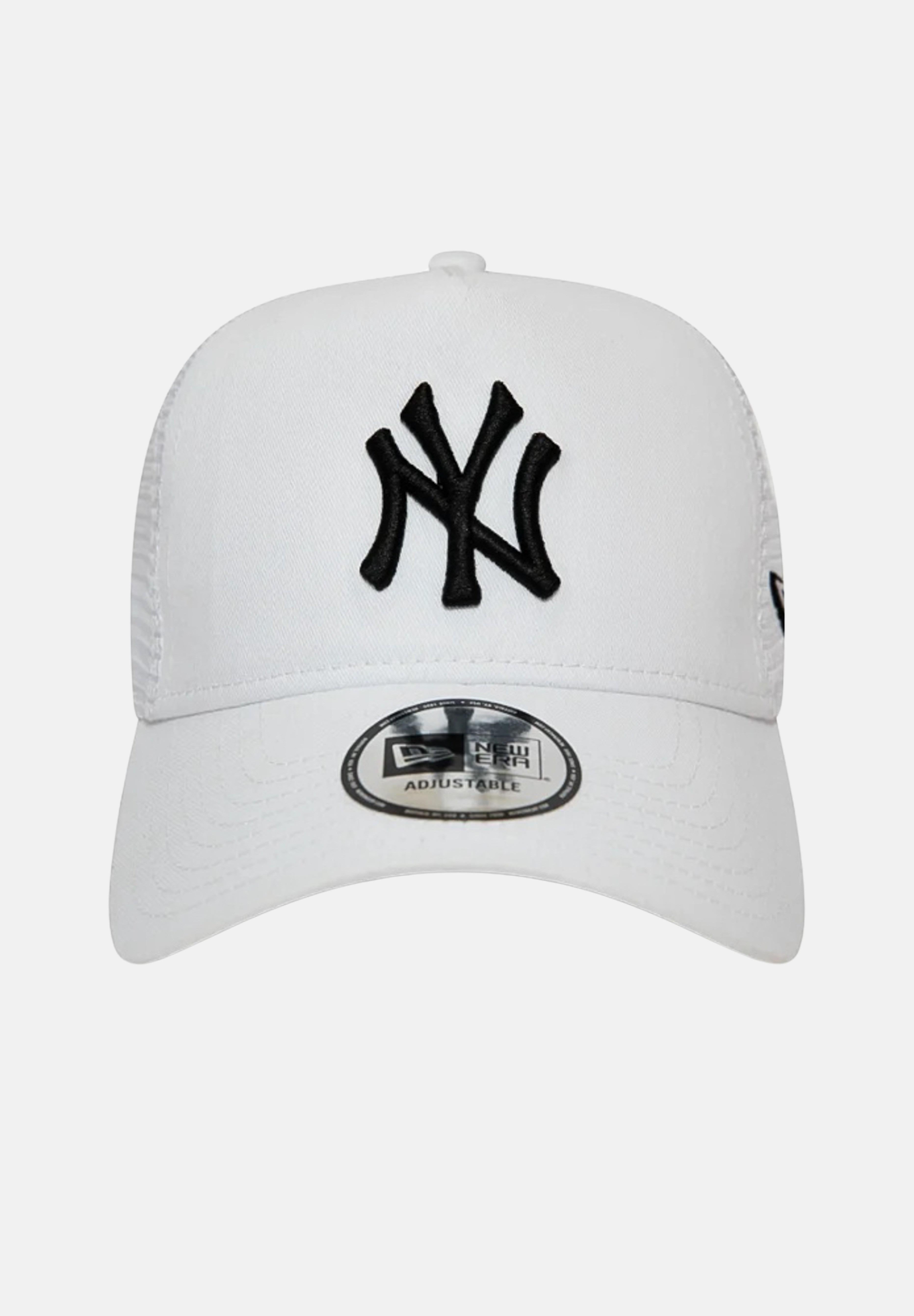 Cappello Visiera New Era Yankees Bianco A-Frame per Uomo e Donna