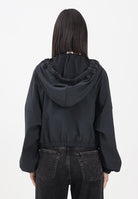 ADIDAS ORIGINALS Giacca a vento Ribbon Off Placed 3 Stripes nera da donna JX2698  ADIDAS ORIGINALS 