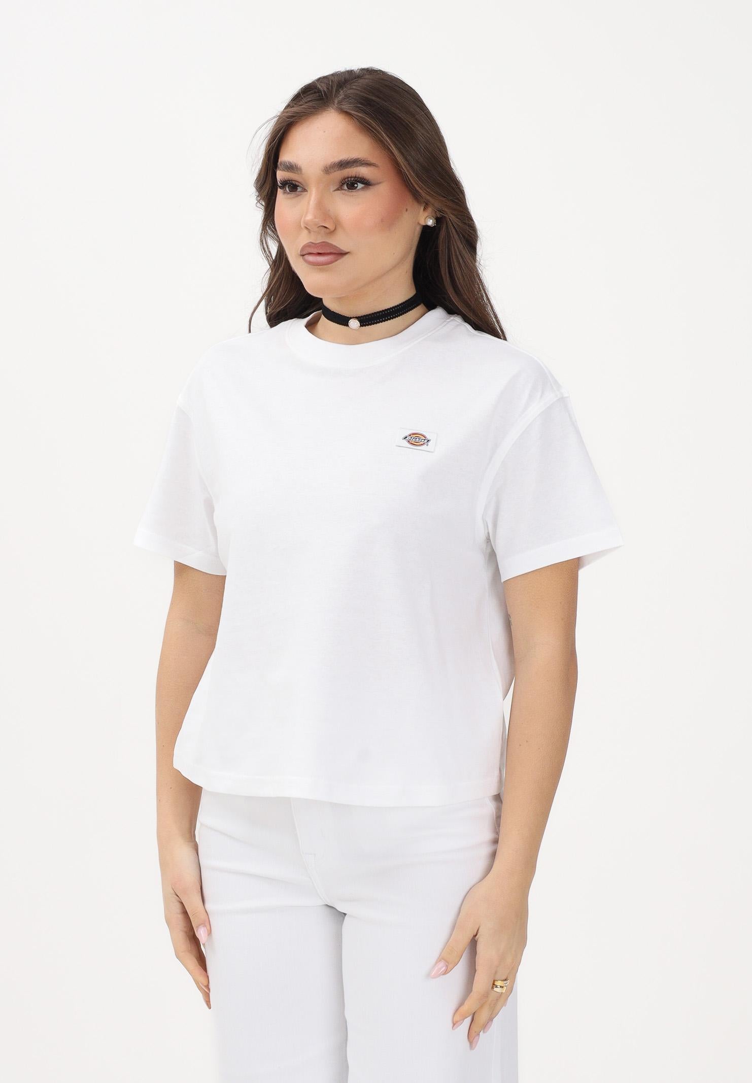DICKIES T-shirt a manica corta Oakport bianca da donna DK0A4Y8LWHX1 . DIckies 