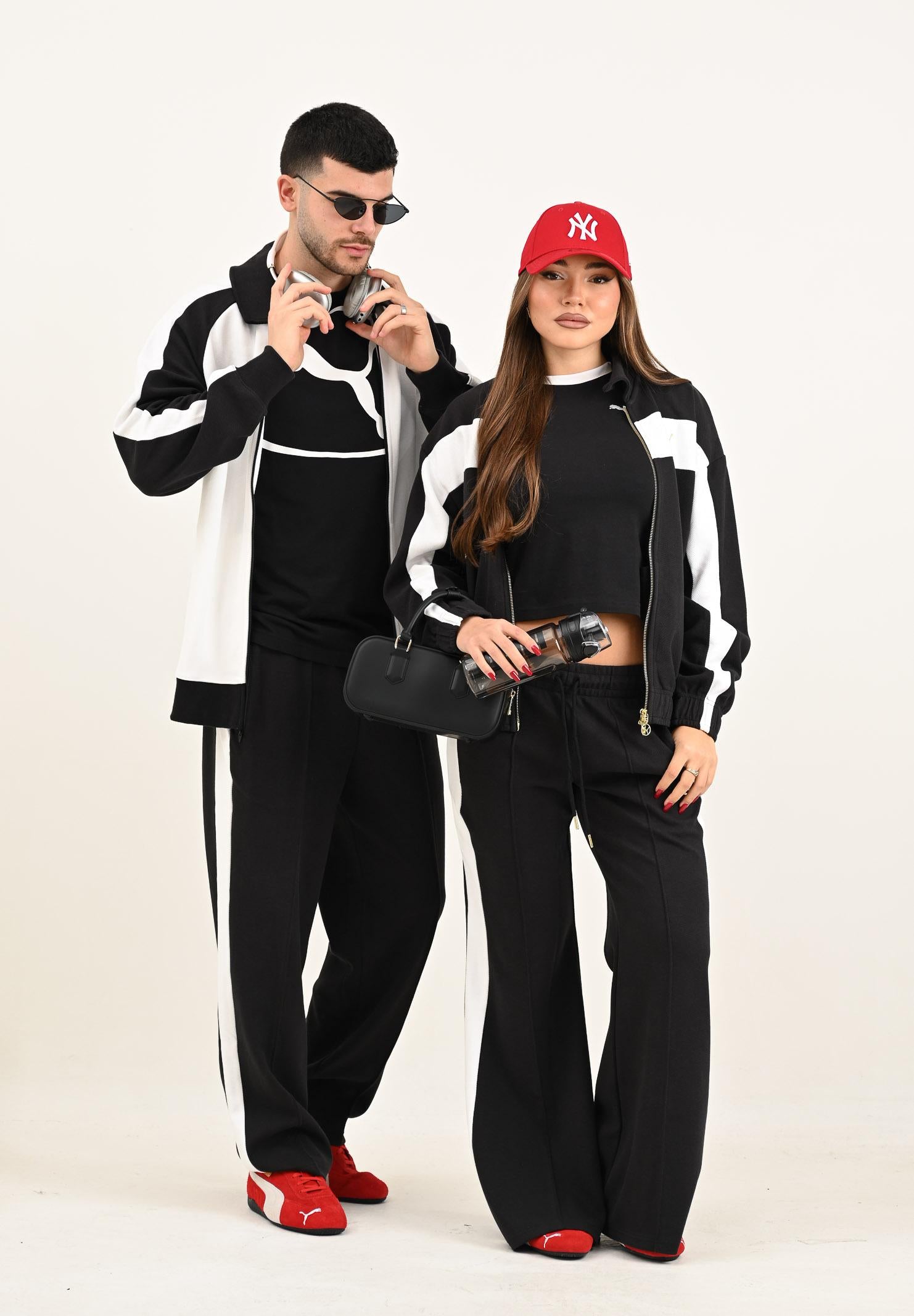 PUMA Pantalone sportivo T7 nero da donna 632138 01 PUMA 