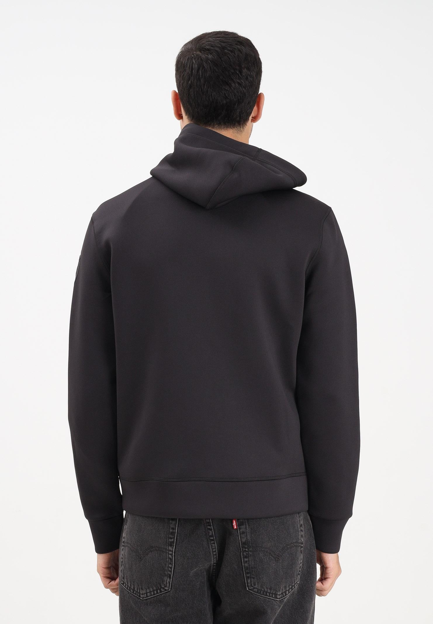 BLAUER Felpa con zip Colby nera da uomo 25WBLUF02093-004745 999 BLAUER 