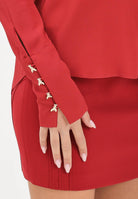 PATRIZIA PEPE Camicia a manica lunga rossa da donna 8C0761A8I1 R862 PATRIZIA PEPE 