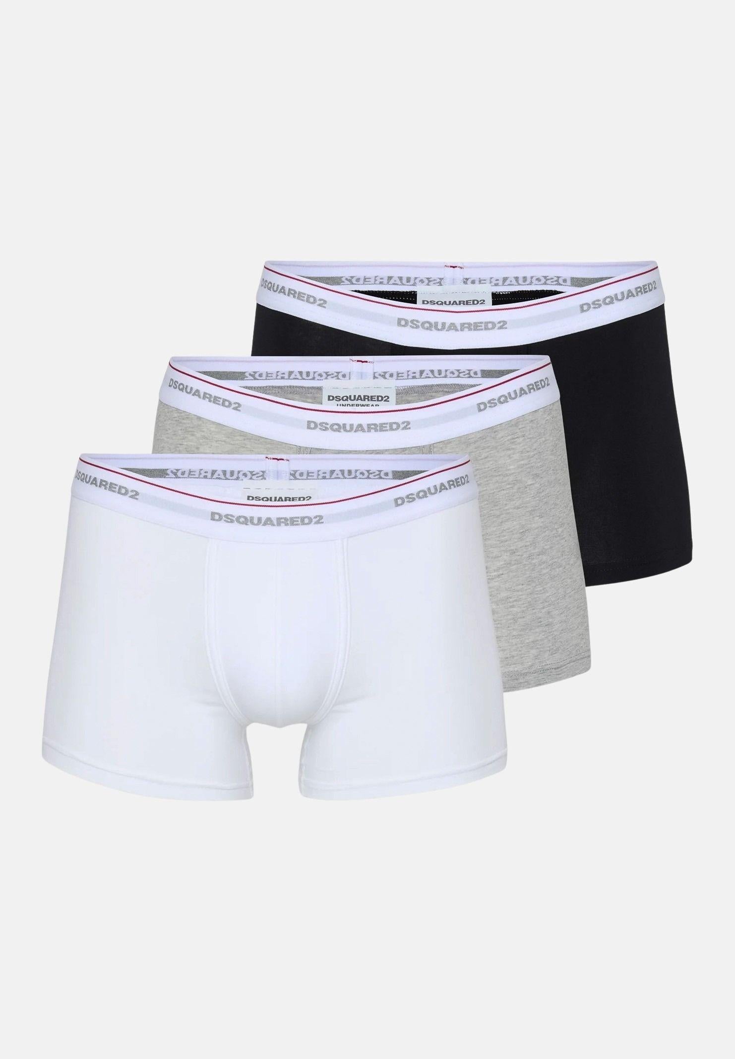 DSQUARED2 Boxer multicolore da uomo proposti in un pratico pack da 3 pezzi DCX310060 984 DSQUARED2 