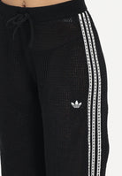 ADIDAS ORIGINALS Pantalone KNITTED CROCHET FIREBIRD nero da donna KC6494 . ADIDAS ORIGINALS 