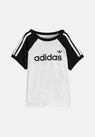 ADIDAS ORIGINALS Completino Sprinter bianco e nero da neonato KD1055 . ADIDAS ORIGINALS 