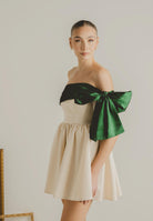 SANTAS Abito corto GRÂCE panna da donna PV2617 PAVE SANTAS 