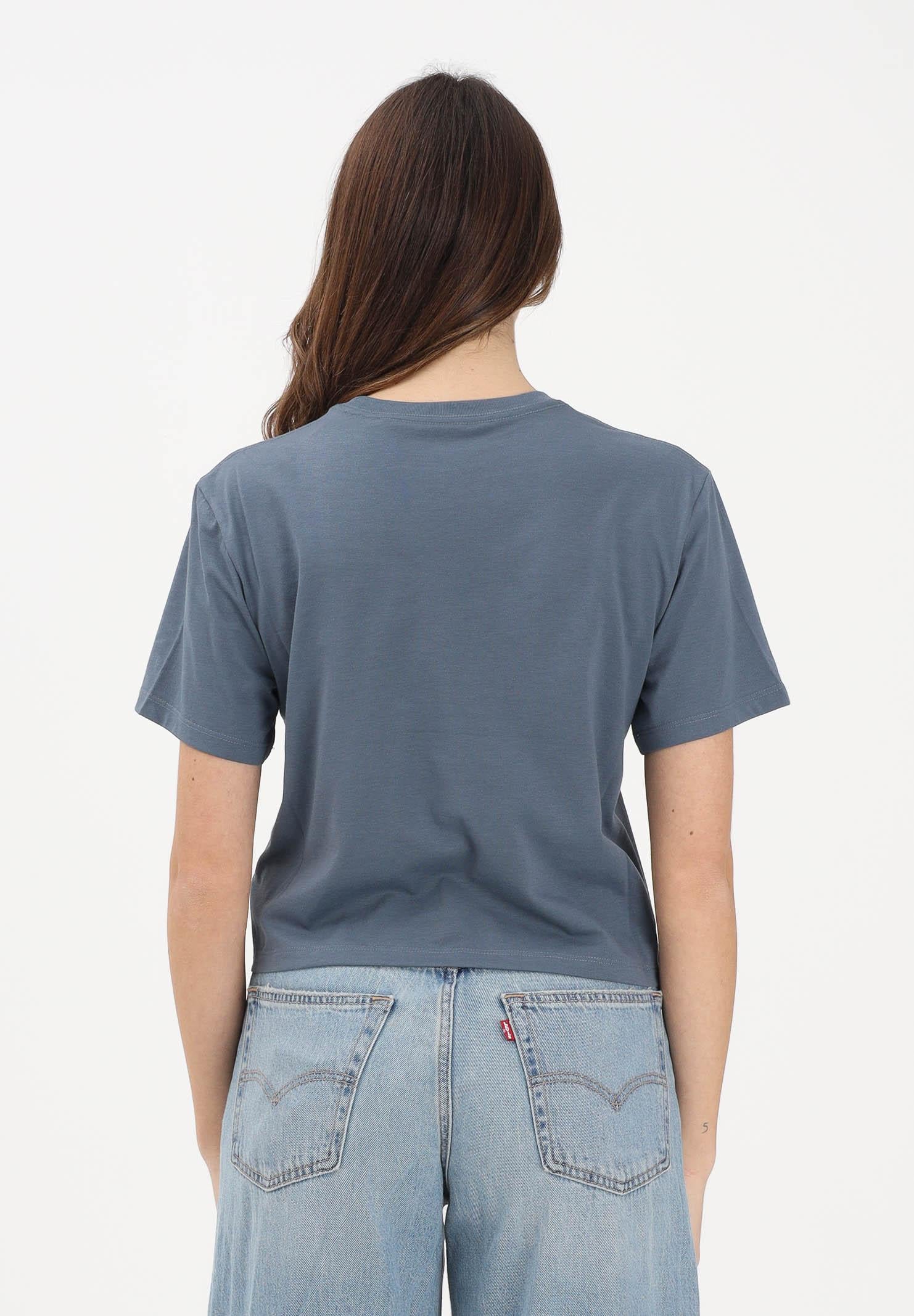 THE NORTH FACE T-shirt a manica corta Evolution Simple Dome Cropped Relaxed grigio granito da donna NF0A8FDH0U31 . THE NORTH FACE 