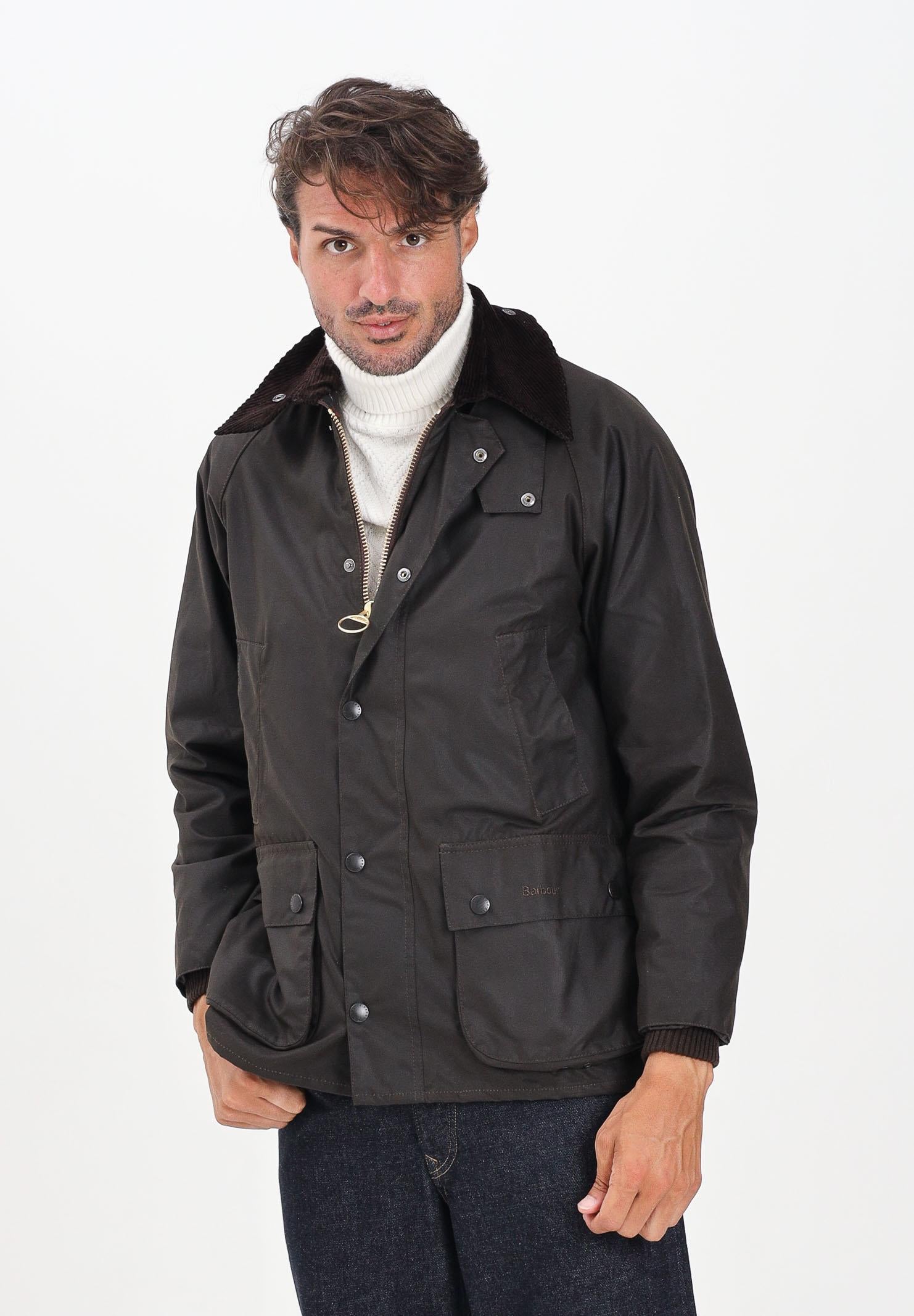 BARBOUR Giubbotto Bedale oliva da uomo 252MMWX0010 OL71 BARBOUR 
