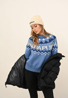 NAPAPIJRI Maglione girocollo D-UBAYE azzurro da donna NP0A892SB3E1 . NAPAPIJRI 