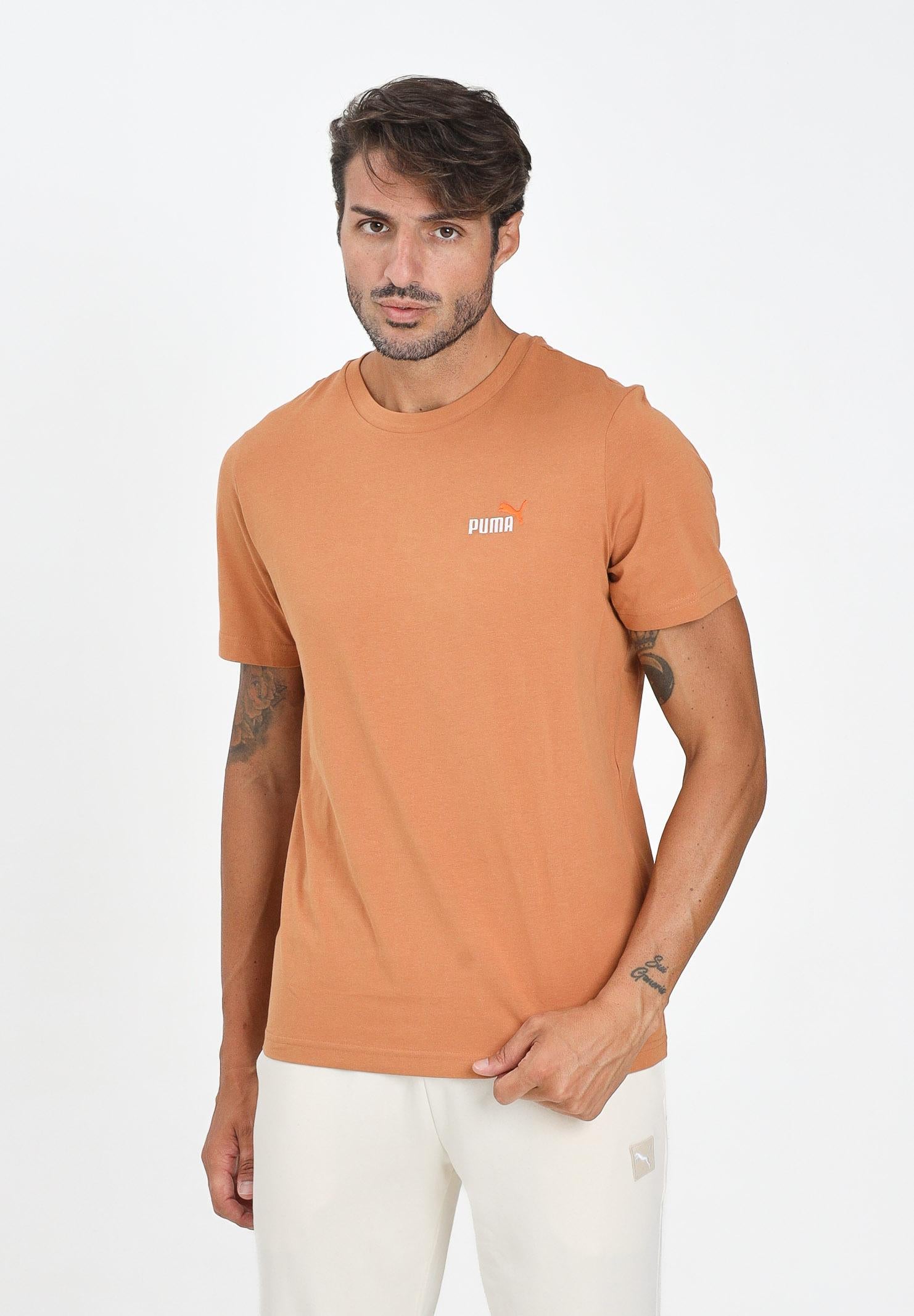 PUMA T-shirt a manica corta Essentials arancio da uomo 684717 68 PUMA 