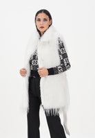 PINKO Pelliccia smanicata bianca da donna 106044A2ZO Z14 PINKO 