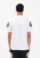 ADIDAS PERFORMANCE T-shirt a manica corta Future Icons 3-Stripes bianca da uomo JD4880 . ADIDAS PERFORMANCE 