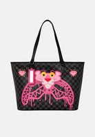 SPRAYGROUND Shopper PINK PANTHER DRIPPY DIAMONDS nera da donna 910T8960NSZ . SPRAYGROUND 
