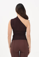 ELISABETTA FRANCHI Top elegante cacao da donna con zip laterale CN00962E2 644 ELISABETTA FRANCHI 