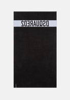 DSQUARED2 Telo mare nero per uomo e donna con logo D7P005980 010 DSQUARED2 