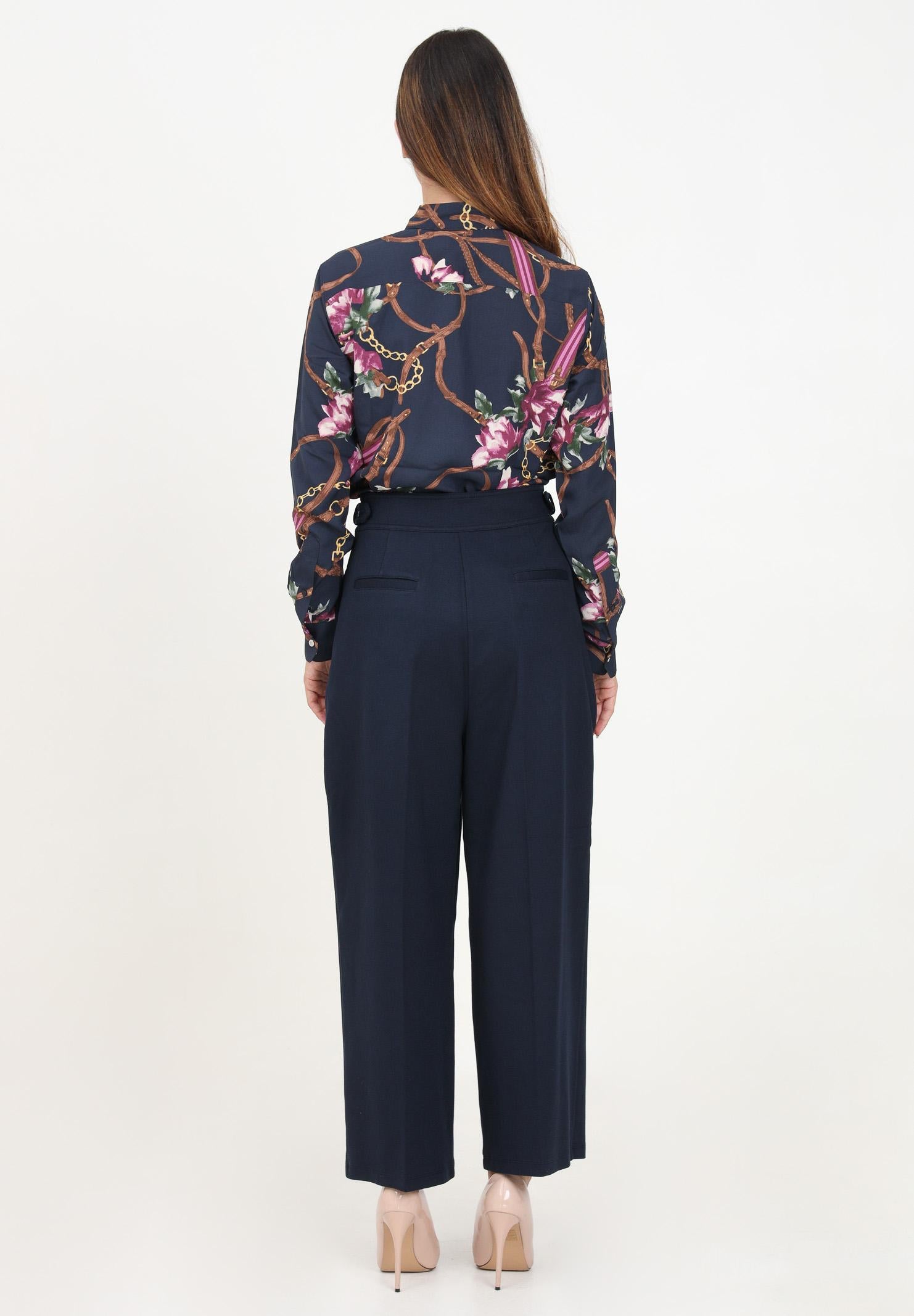 Pantalone elegante blu da donna 200909227001 NAVY LAUREN RALPH LAUREN 