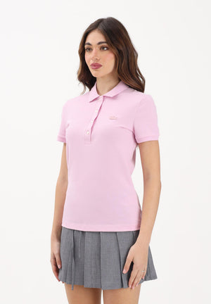 LACOSTE Polo a manica corta rosa da donna con logo PF5462 Z4H LACOSTE 