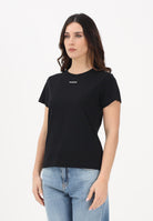 PINKO T-shirt a manica corta nera da donna con logo 100373A34F Z99 PINKO 