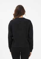 TOMMY JEANS Felpa girocollo nera da donna con logo DW0DW17325 BDS TOMMY JEANS 