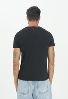 TOMMY HILFIGER T-shirt a manica corta TH Flex nera da uomo MW0MW27539BDS . TOMMY HILFIGER 