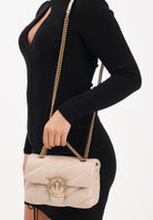 PINKO Borsa a tracolla Mini Love Bag Puff nude da donna 100039A0F2 C50Q PINKO 