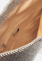 TWENTY FOURHAITCH Borsa a mano argento e polvere da donna con strass LB1006262P PO TWENTY FOURHAITCH 