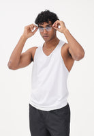 DSQUARED2 Canotta bianca da uomo con logo sul retro D9D446190 110 DSQUARED2 