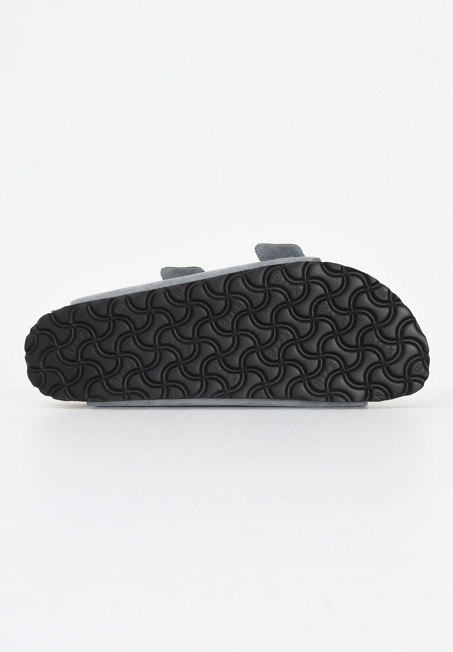 BIRKENSTOCK Ciabatte Arizona Suede grigio ardesia da uomo 1030912 . BIRKENSTOCK 