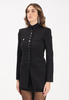 PATRIZIA PEPE Giacca officer Radical Rose nera da donna 8S0557A025 K103 PATRIZIA PEPE 