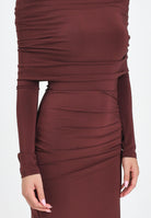 MAX MARA Abito midi bordeaux da donna 2526626051600 002 MAX MARA 