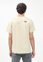 THE NORTH FACE T-shirt a manica corta Simple Dome panna da uomo NF0A87NG3X41 . THE NORTH FACE 