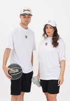 NEW ERA T-shirt a manica corta bianca per uomo e donna con logo 60675748 . NEW ERA 