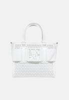 ARMANI EXCHANGE Borsa a mano bianca da donna con fibbia logo XW000392AF22626 U0011 ARMANI EXCHANGE 