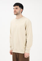 THE NORTH FACE Felpa girocollo Essential Light Relaxed beige da uomo NF0A8GQCDOM1 . THE NORTH FACE 