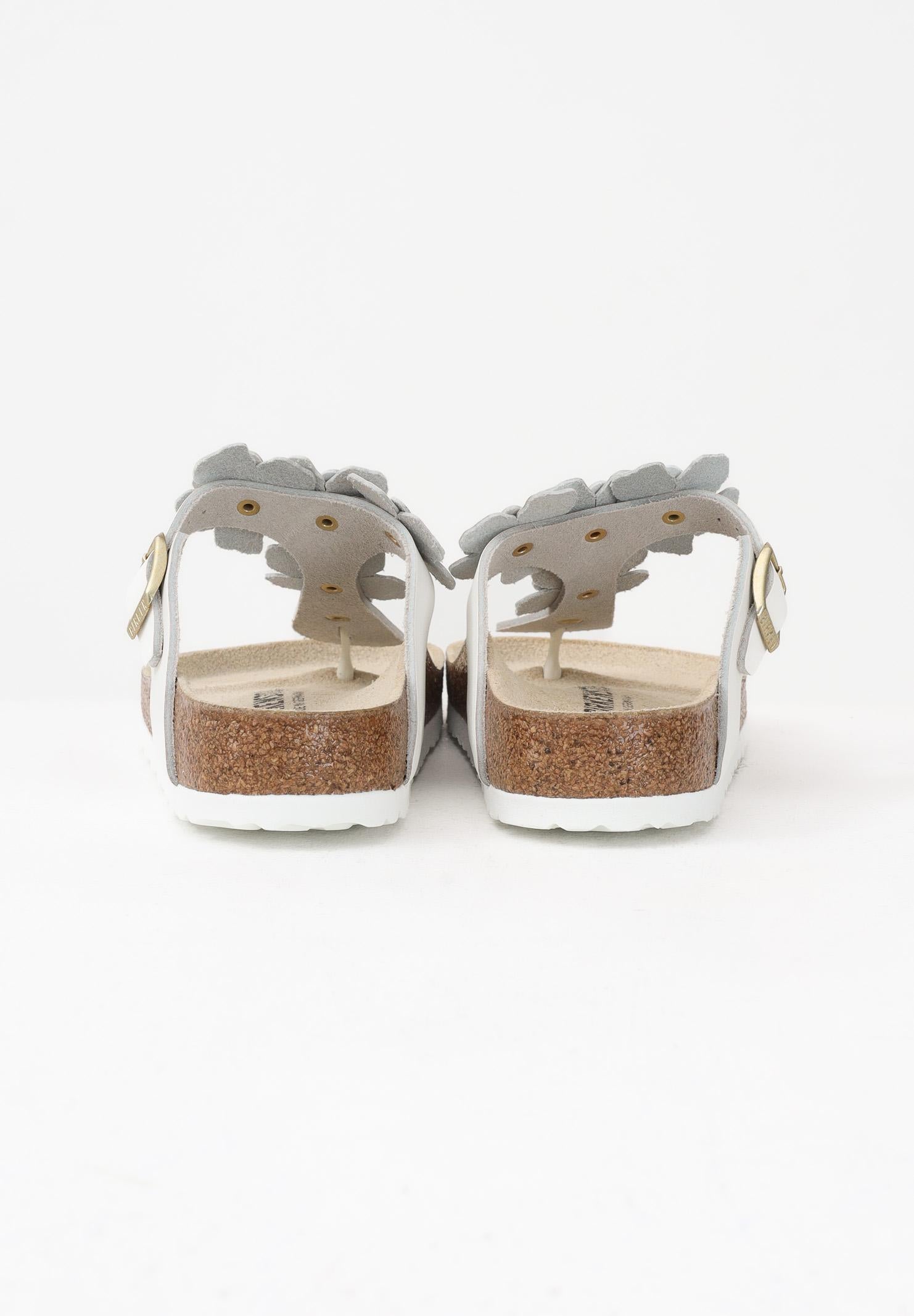 BIRKENSTOCK Infradito Gizeh Flower Embellishment bianchi da donna 1026686 . BIRKENSTOCK 
