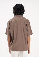 SELECTED HOMME Camicia a manica corta marrone da uomo 16091381 CHCH SELECTED HOMME 