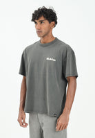DICKIES SLAYDEN GD t-shirt a manica corta da uomo nera con stampa panna. DK0A87QRBLK1 . DIckies 