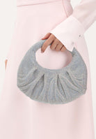 TWENTY FOURHAITCH Borsa a mano argento e polvere da donna con strass LB1006262P PO TWENTY FOURHAITCH 