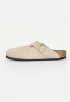 BIRKENSTOCK Ciabatte Boston beige per uomo e donna 1030883 . BIRKENSTOCK 