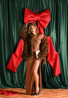 MEHRAN Pelliccia marrone da donna 25297DBRW DBRW MEHRAN 