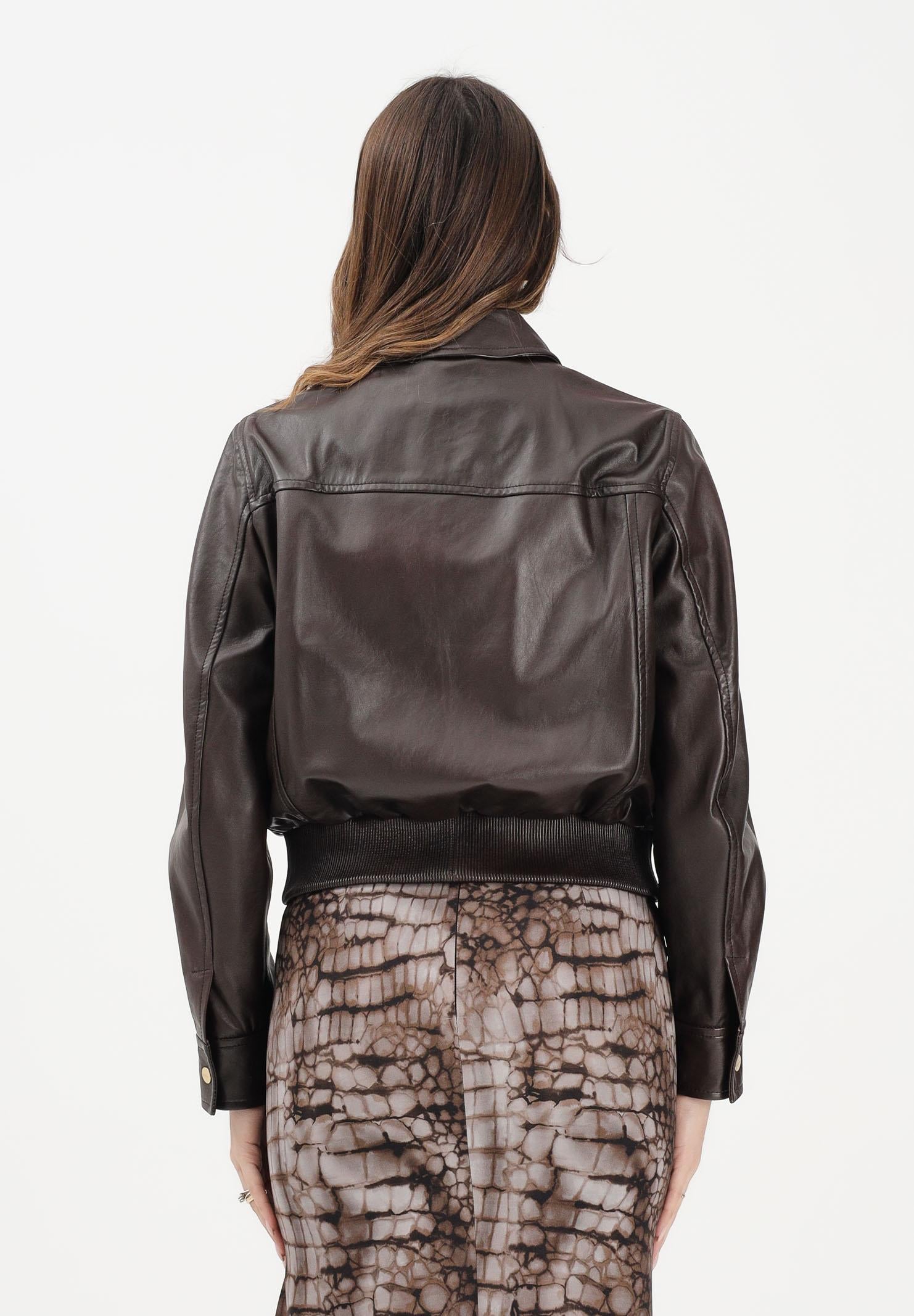 MAX MARA Giubbotto in pelle MSTBIADA marrone da donna 2616441011600 002 MAX MARA 