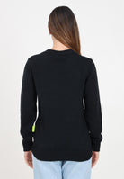 Maglioncino girocollo nero per donna e bambina rifinito da patch logo F4BKJUJP138 110 BARROW 