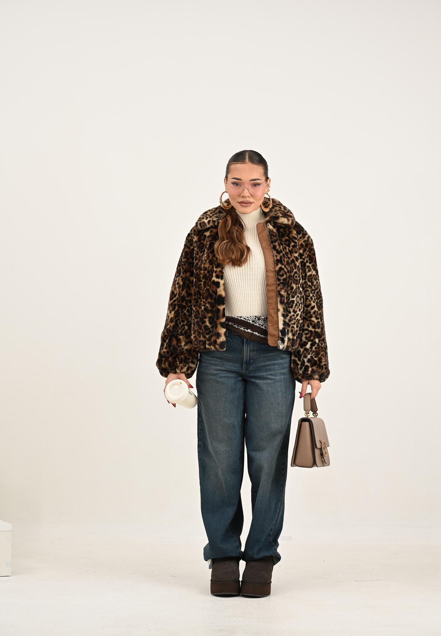 LEVI'S® Pellicciotto Sherpa Elle animalier da donna 0050B-0000  LEVI'S® 