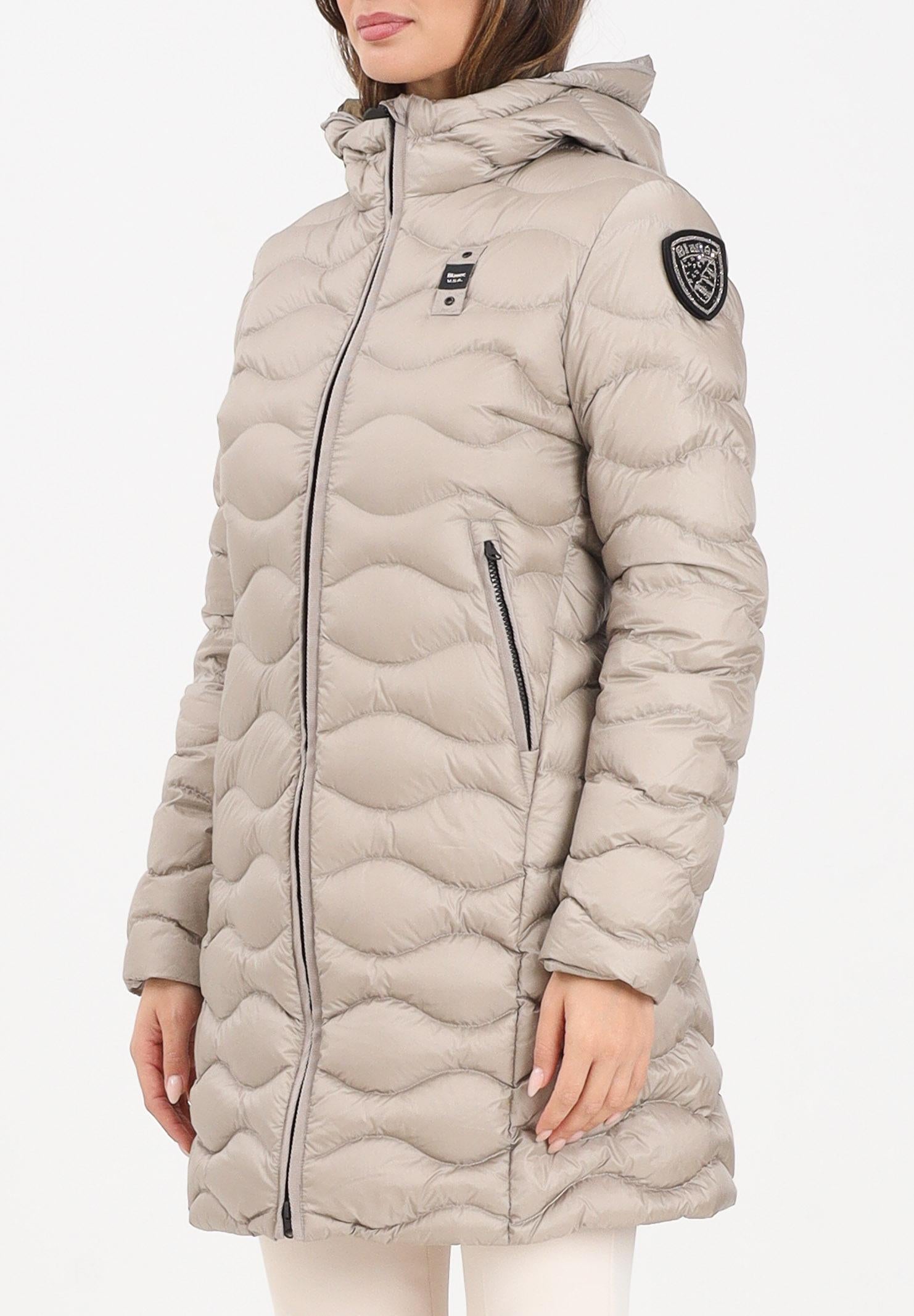 BLAUER Piumino lungo LYNEL beige da donna 25WBLDK03527-006047 301LT BLAUER 