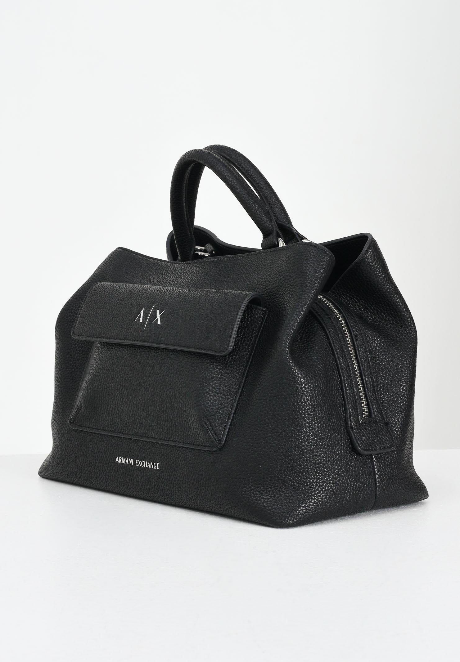 ARMANI EXCHANGE Borsa a mano nera da donna con logo XW001545AF17019 UC001 ARMANI EXCHANGE 