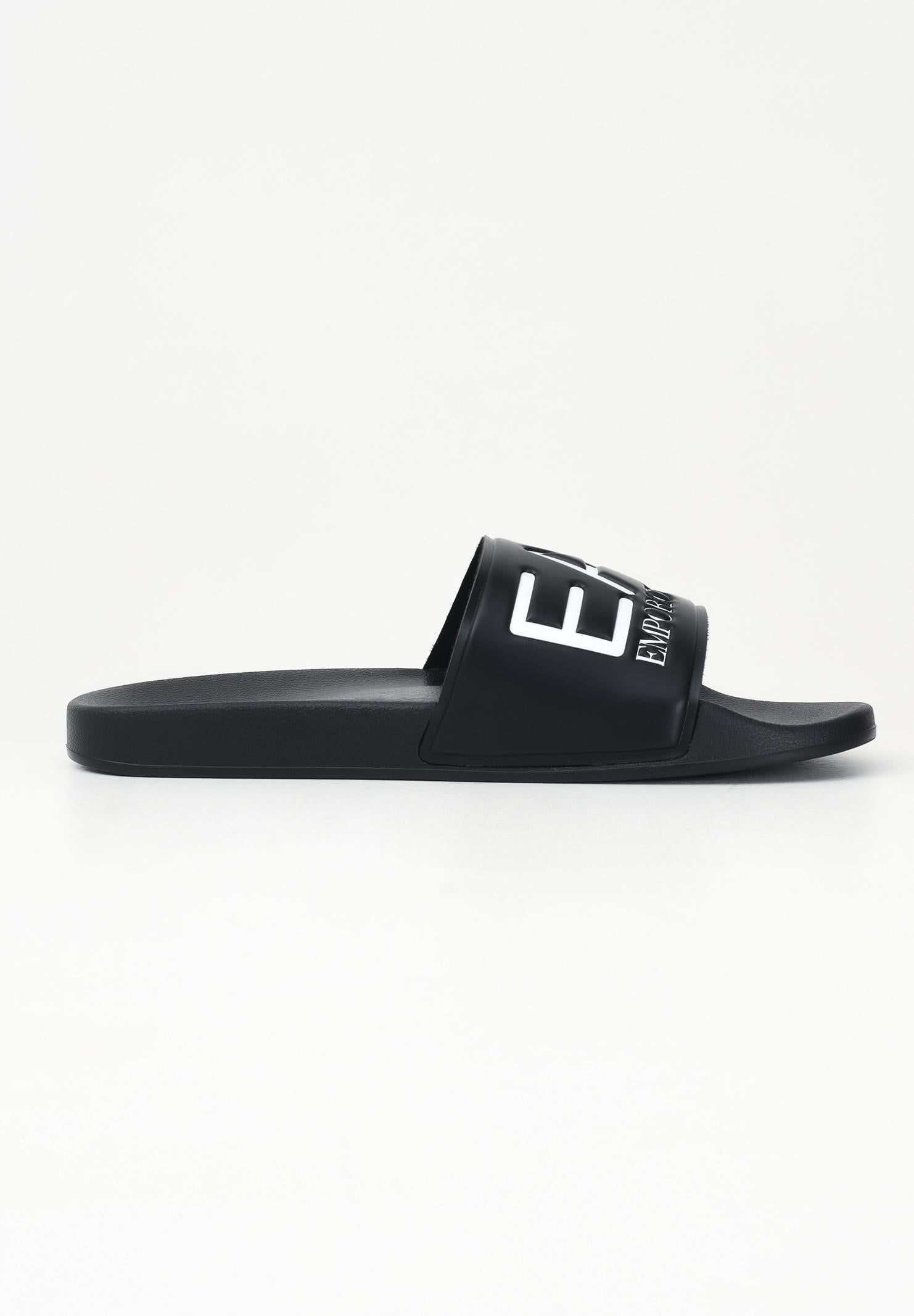 EA7 Ciabatte nere da uomo con logo 7X000108AF15118 UC001 EA7 